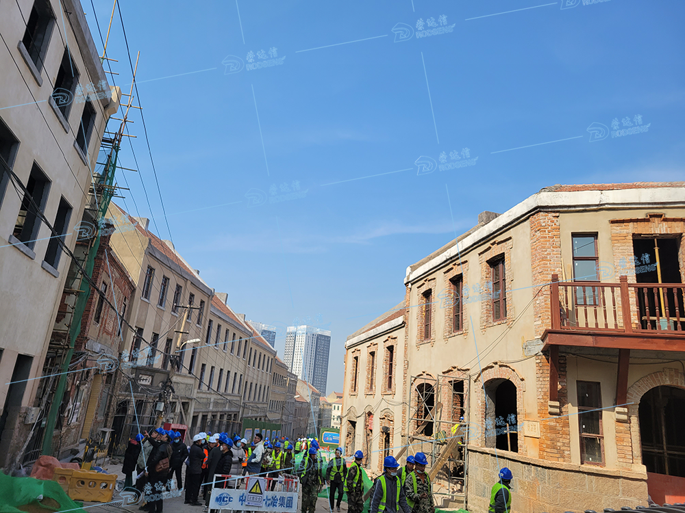 青岛旧城文物保护改造高延性混凝土加固项目